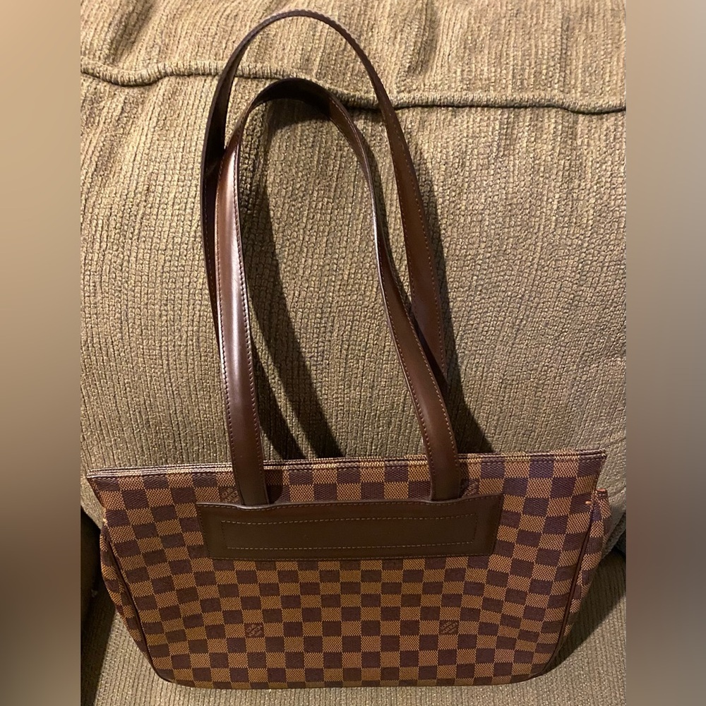 Authentic Louis Vuitton Parioli Damier Ebene Tote Bag Great Preloved Condition ✨ - Picture 4 of 6